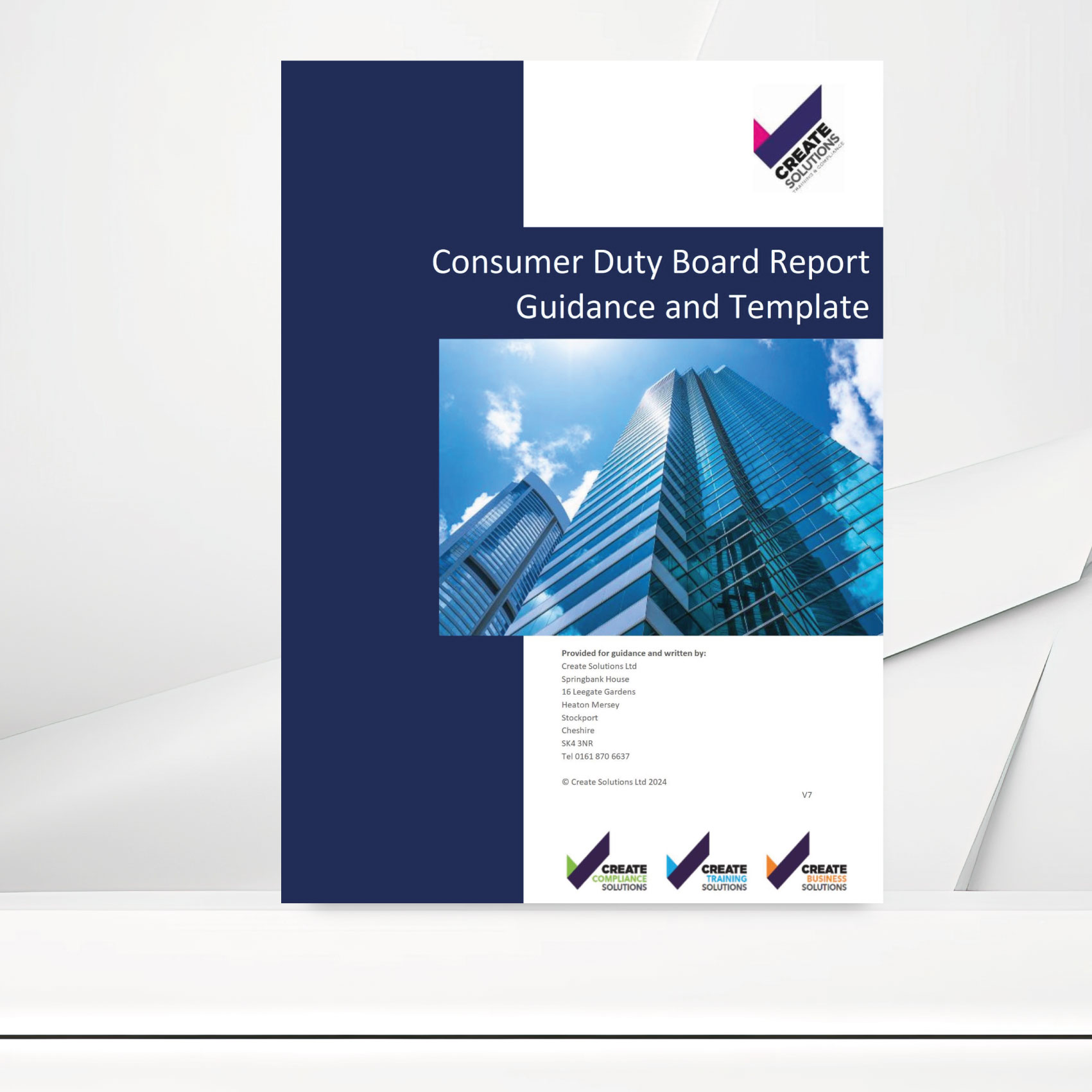 Consumer Duty Board Report – Guidance and Template